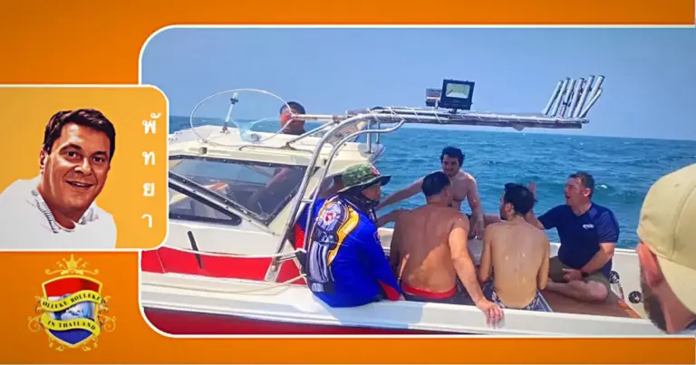 Vier vermiste Franse staatsburgers op een liane nabij Pattaya terug gevonden 