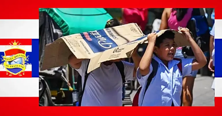 De scholen in Thailand zijn geadviseerd om tijdens extreme hitte te stoppen met lesgeven