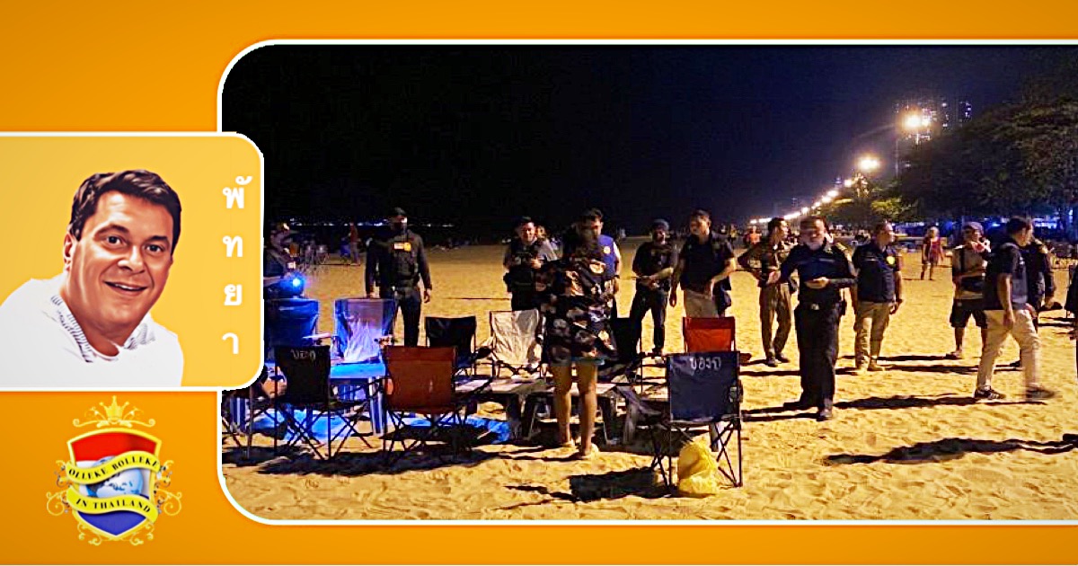 In het afgelopen weekend zijn er drie verkopers van vuurwerk op het strand van Jomtien gearresteerd