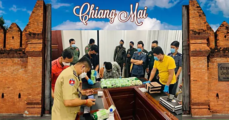 Drie Thaise drugscriminelen uit Noord-Thailand in Cambodja veroordeeld tot levenslange gevangenisstraf 