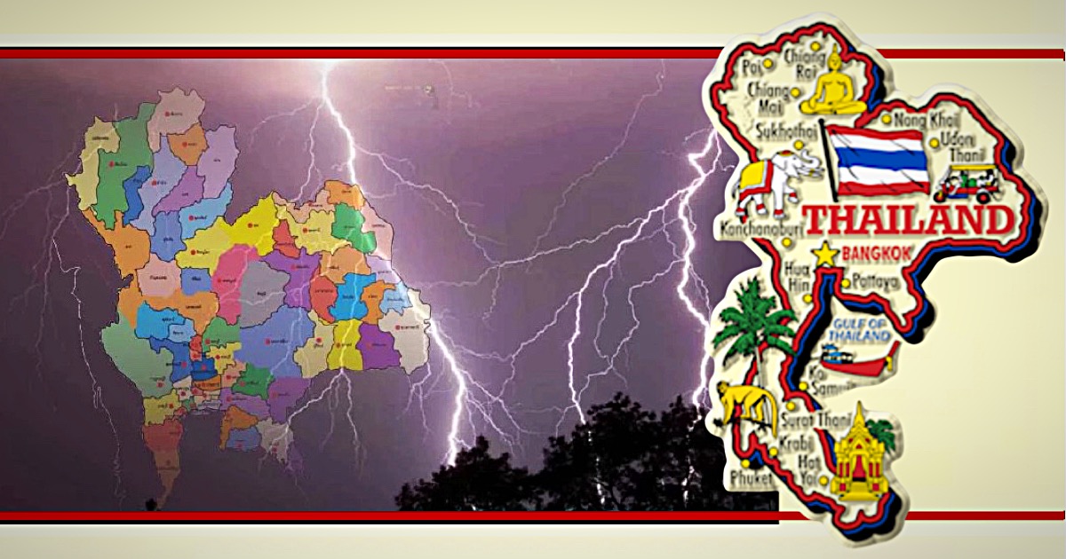 Thailand verwacht tot 13 mei meer regen en meer stormen
