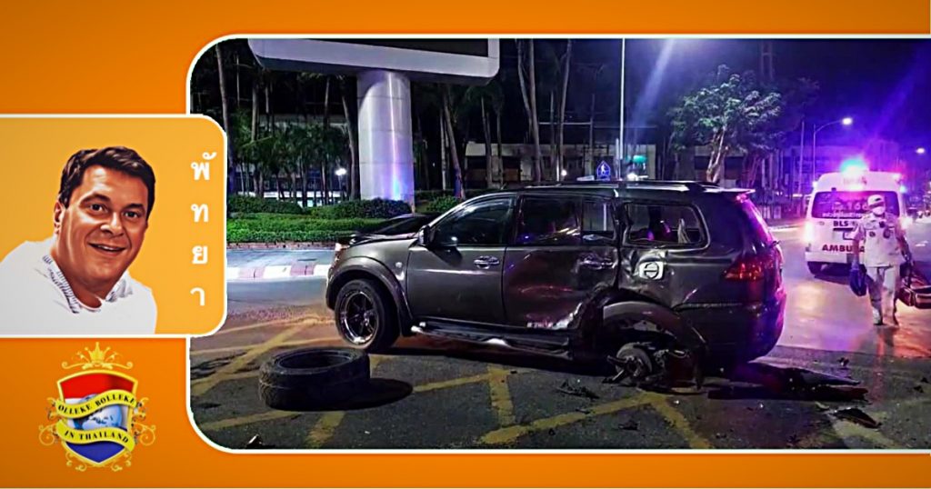 Kinderen en volwassenen gewond bij gruwelijke botsing op kruispunt Pattaya