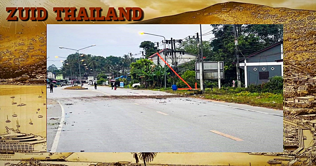 Bom ontploft in Zuid-Thailand, voor zover bekend zijn er geen gewonden gevallen