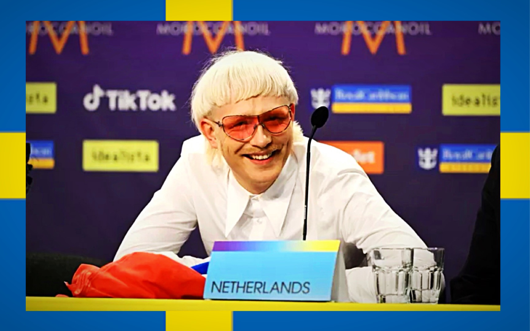 Joost Klein mocht niet meedoen met de eerste finalerepetitie van het Eurovisie Songfestival in Malmö, Olleke Bolleke denkt te weten waarom