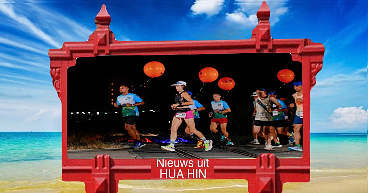 Ruim 3.500 lopers namen gisteren deel aan de Hua Hin Marathon 2024