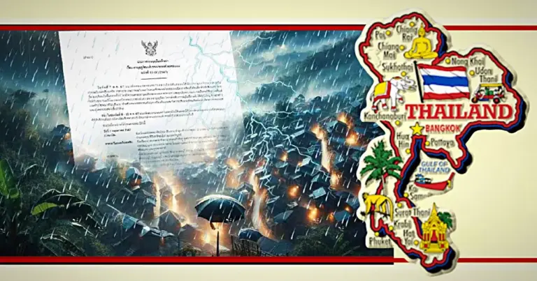 Stormachtige vooruitzichten, het weerbureau van Thailand waarschuwt voor onweersbuien in 41 provincies