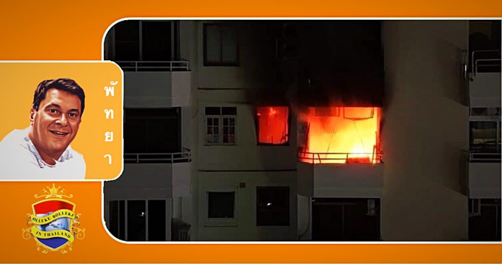 In de afgelopen nacht kon de brandweer van Pattaya twee keer uitrukken, véél schade maar geen gewonden 