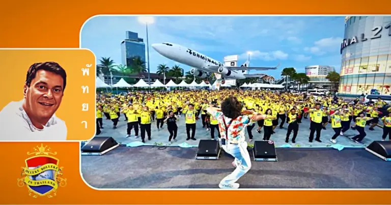Burgemeester van Pattaya doet “Rek en Strek” oefeningen voor om de volksgezondheid te bevorderen