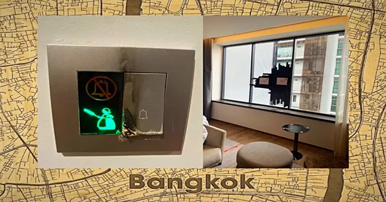 Dronken Chinese toerist richt zijn hotelkamer in Bangkok geheel naar eigen wens is, Quanta Costa …bijna € 4000,-