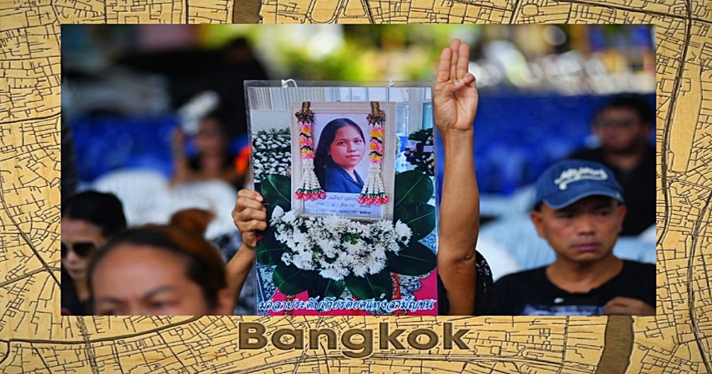 Vanavond zal de crematieceremonie van de Thaise activiste “Bung Talu Wang” in Bangkok plaatsvinden. 