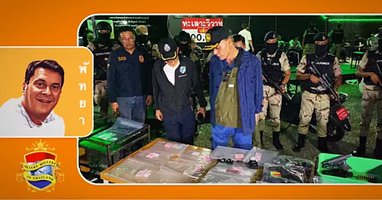 Grote inval in DIRTY Pub Pattaya, 219 gasten positief getest op drugs, de pub gaat voor 5 jaar gesloten worden