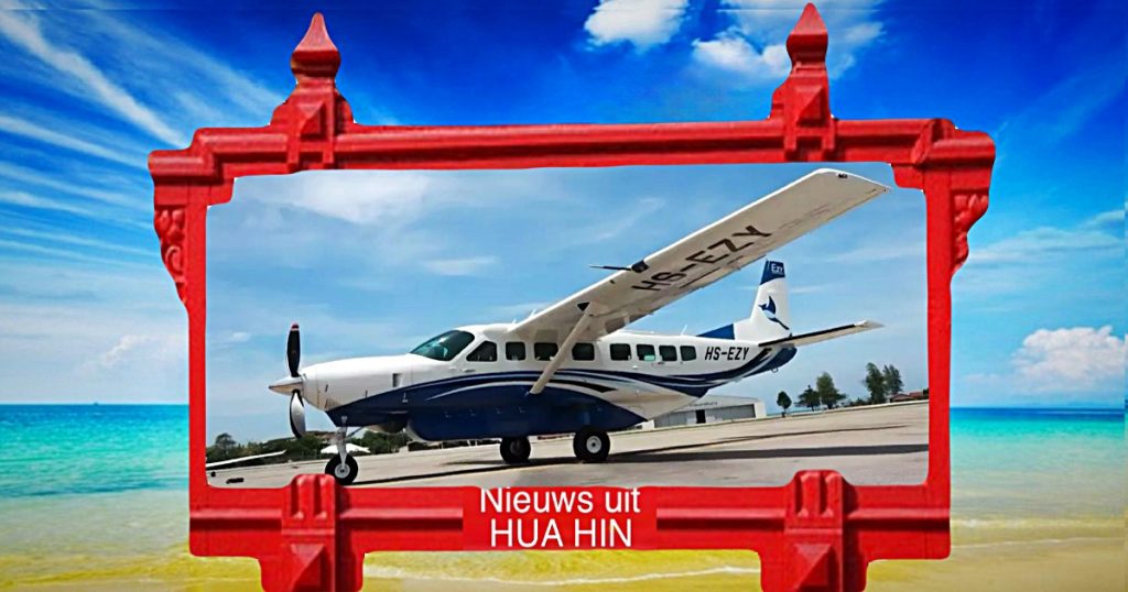 De nieuw opgerichte vliegmaatschappij “Ezy Airlines” brengt passagiers van Hua Hin naar Zuid-Thailand en Suvarnabhumi