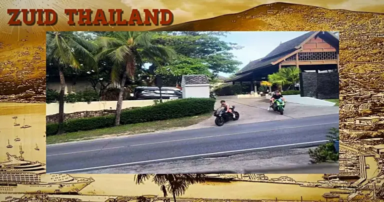 Twee buitenlanders op Koh Samui gearresteerd na de bewoners getreiterd te hebben met hun abnormale rijgedrag