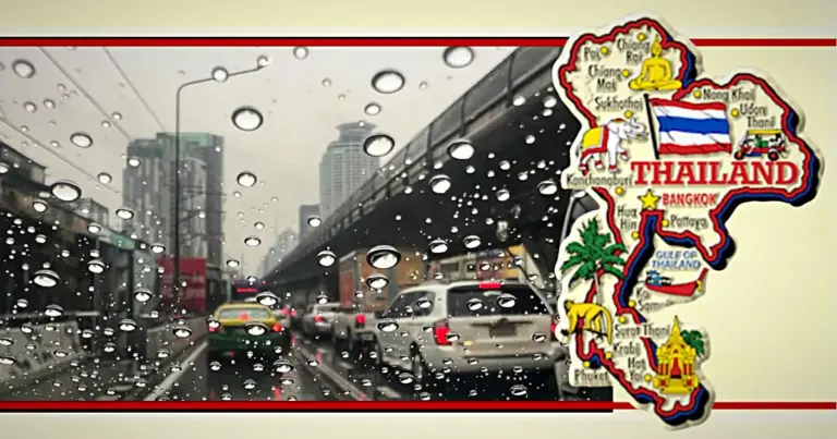 In juni laat La Nina zich in Thailand flink gelden, er worden enorme regenbuien verwacht