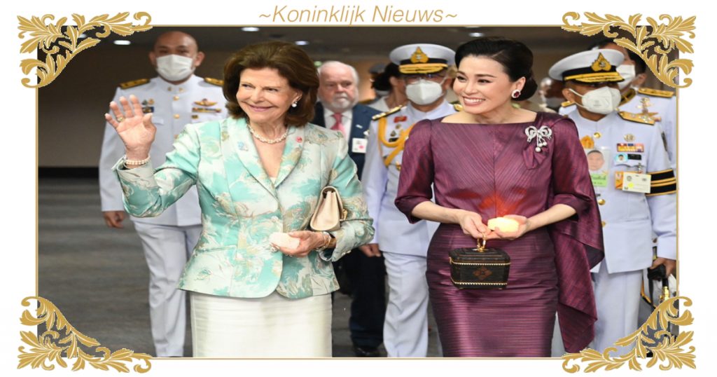 Koningin Silvia van Zweden steunt kinderen in Bangkok