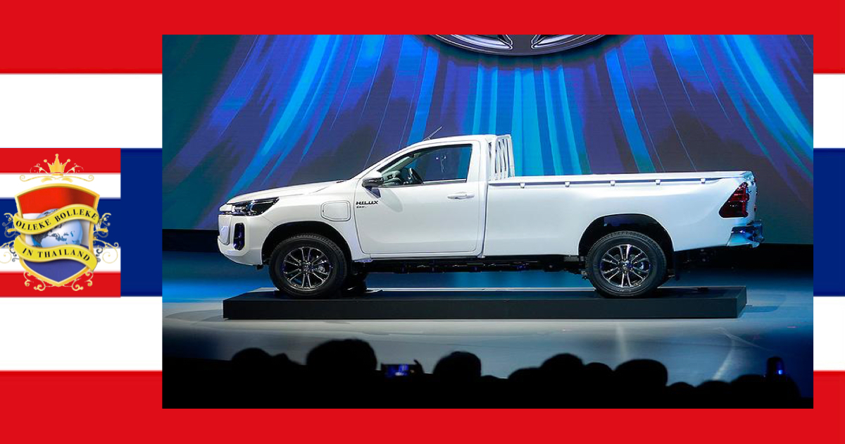 Toyota kondigt grootschalige productie van elektrische Hilux aan voor 2025 in Thailand