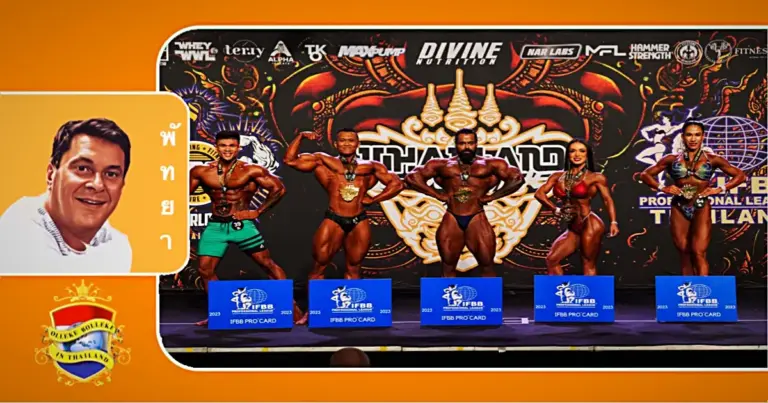 Vandaag organiseert het IFFB organiseert het “Pattaya Muscle Thailand Men’s Physique Pro Event