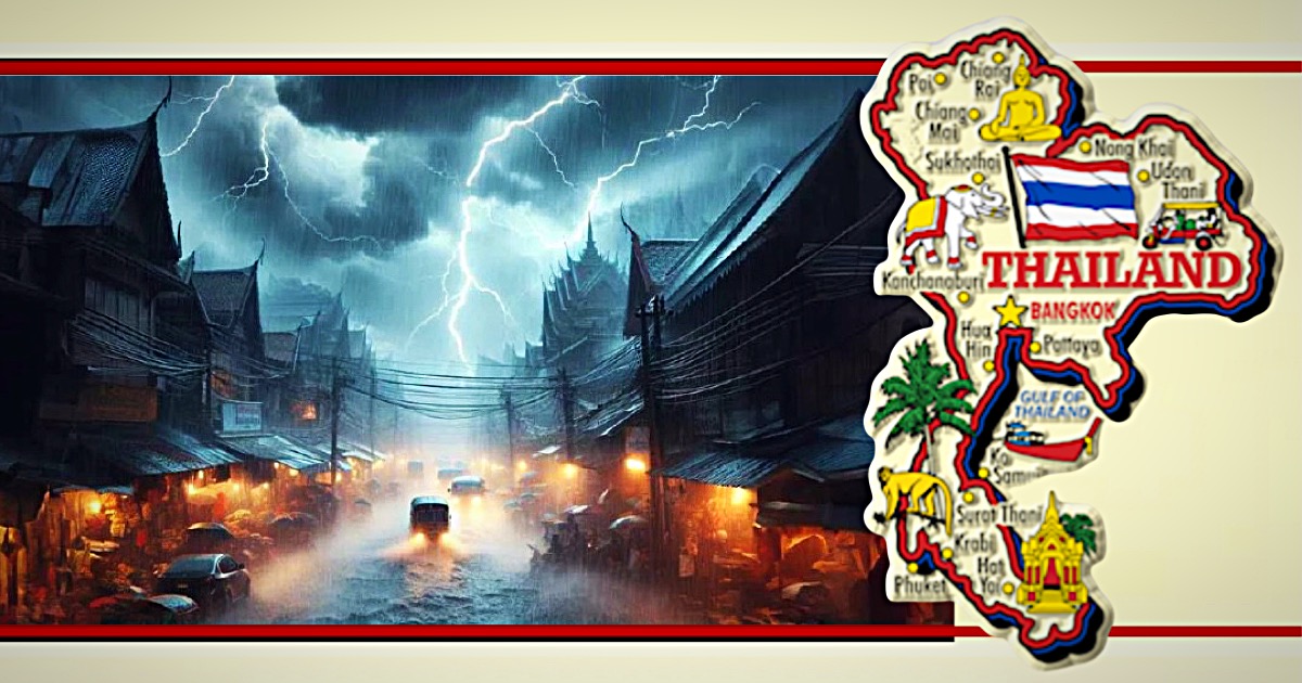 De tropische storm “Maliksi” brengt zware regen