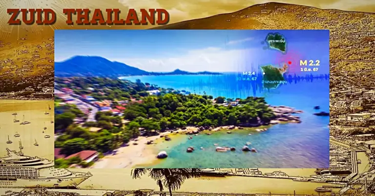 Departement voor Minerale Hulpbronnen Thailand gaat op Koh Samui een seismometer installeren