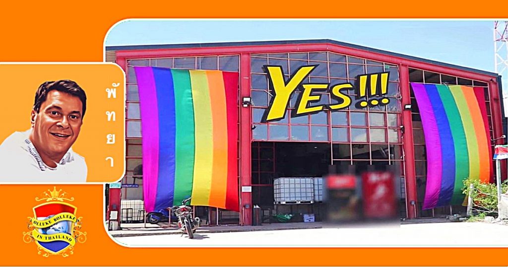 Pattaya omarmt de Pride Month door de hele stad met levendige regenboog decoraties