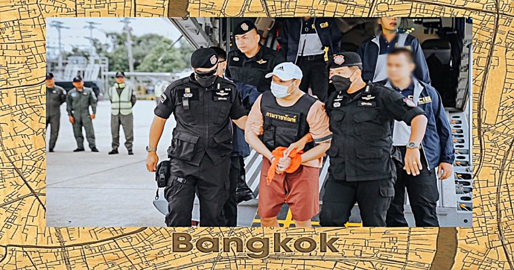 UPDATE | Khun Chaowalit Thongduang alias Pang Na-nhoad onder zware bewaking naar de gevangenis in Nonthaburi geëscorteerd