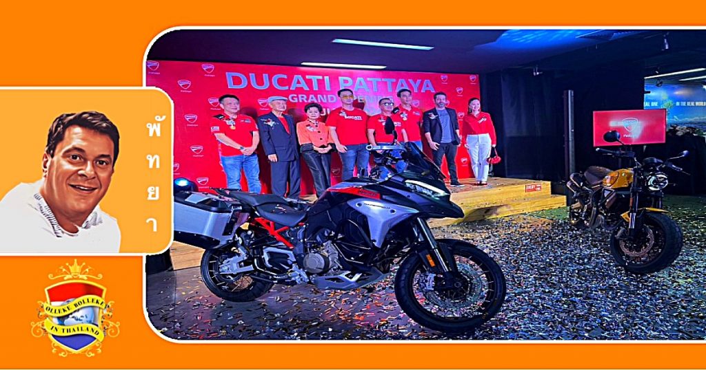Pattaya is een importante motorshowroom rijker, Ducati-showroom werd onlangs officieel geopend