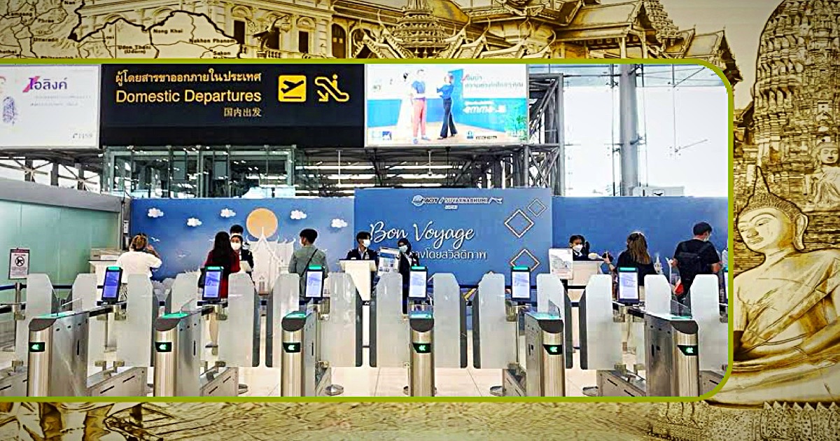 De nieuwe automatische paspoortcontrole op Suvarnabhumi Airport getest