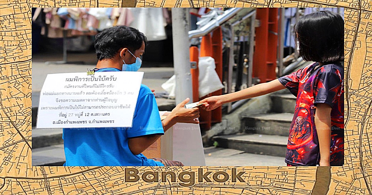 Onrust in Bangkok, buitenlandse bedelaars domineren de straten en bedelen voor geld om drugs te kopen