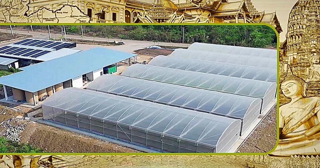 De vertical farm van Thaise overheid en kassen in officieel in gebruik genomen