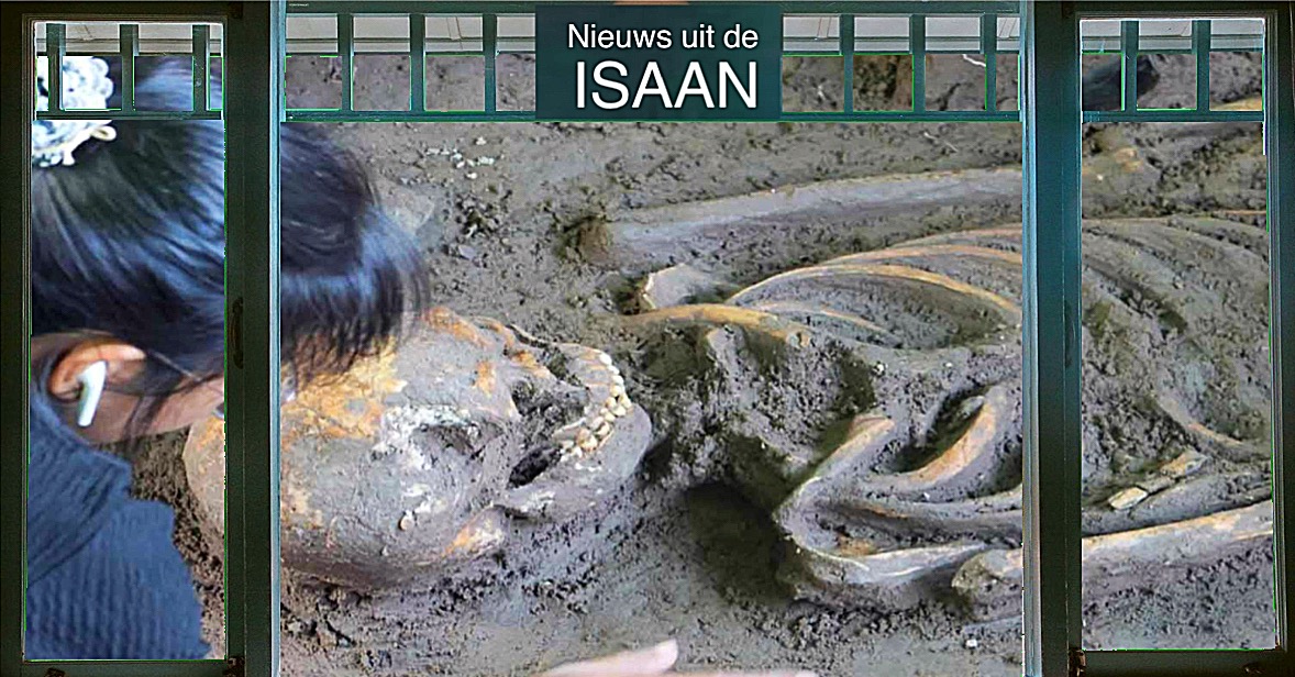 Oude skeletten in Noordoost-Thailand gevonden, redenen om de opgravingingen te hervatten