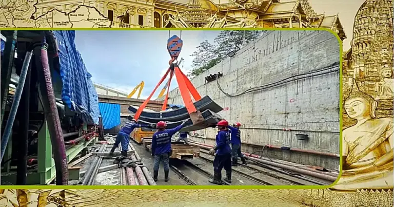 Bijna 50% werk gedaan in cruciale tunnel van het paarse metroproject in de hoofdstad van Thailand