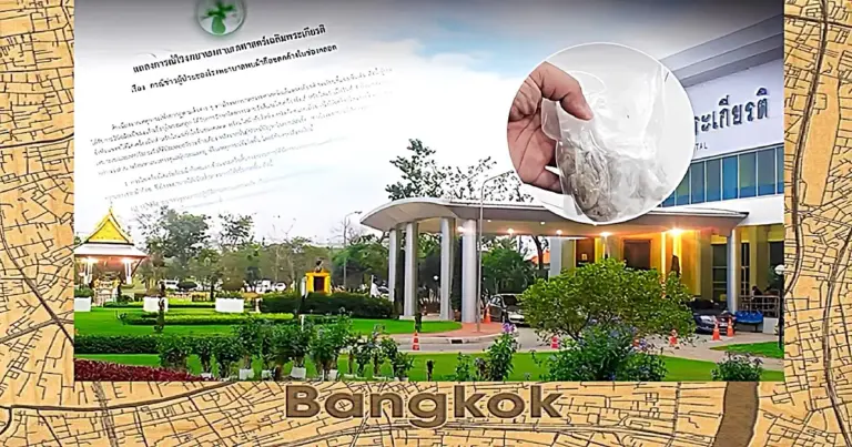 Het Thammasat-ziekenhuis in Bangkok verontschuldigt zich voor het achterlaten van gaas van 2 meter in de patiënt