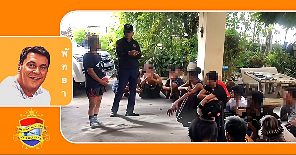 In Pattaya zijn gisteren 25 illegale Myanmarese immigranten gearresteerd