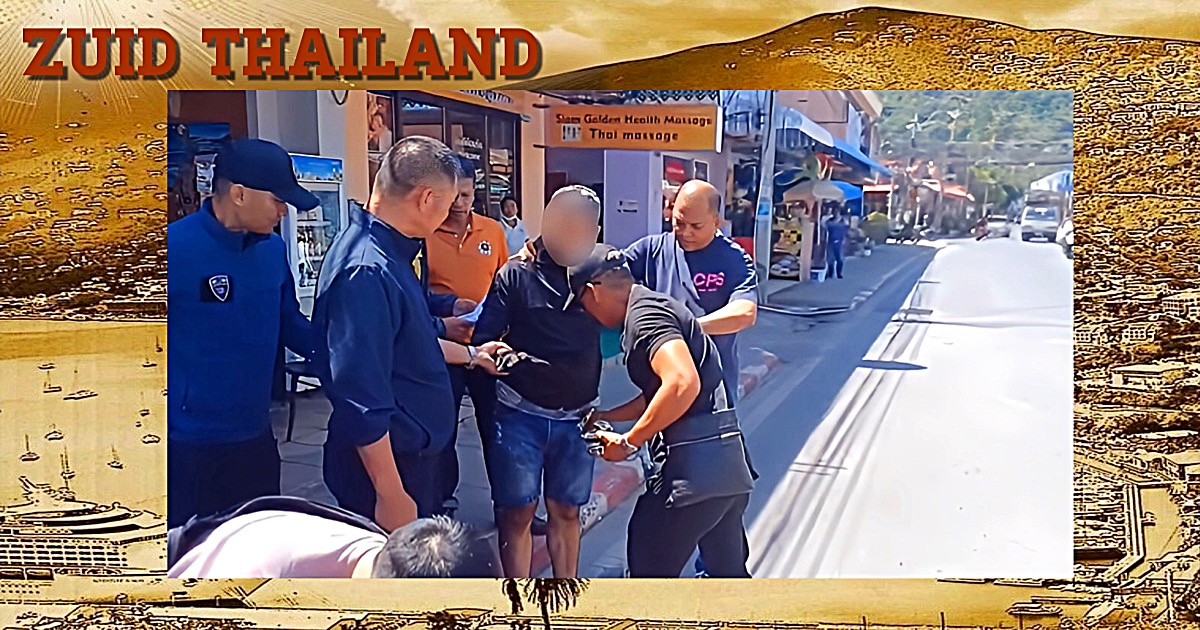 Italiaan op het eiland Samui gearresteerd voor de verkoop van cocaïne en het illegaal exploiteren van een motorverhuurwinkel