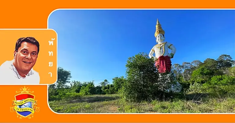 Het heilige jongen’s standbeeld bij Pattaya trekt nog steeds iedere dag geluk zoekende bezoekers