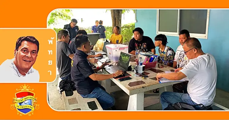 Politie Pattaya ging op bezoek bij woekeraars en arresteert drie van deze “loansharks”