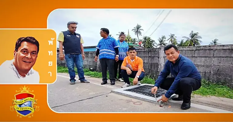 Twee motorrijders door niet afgemaakte installatie van riooldeksels in Oost-Pattaya omgekomen