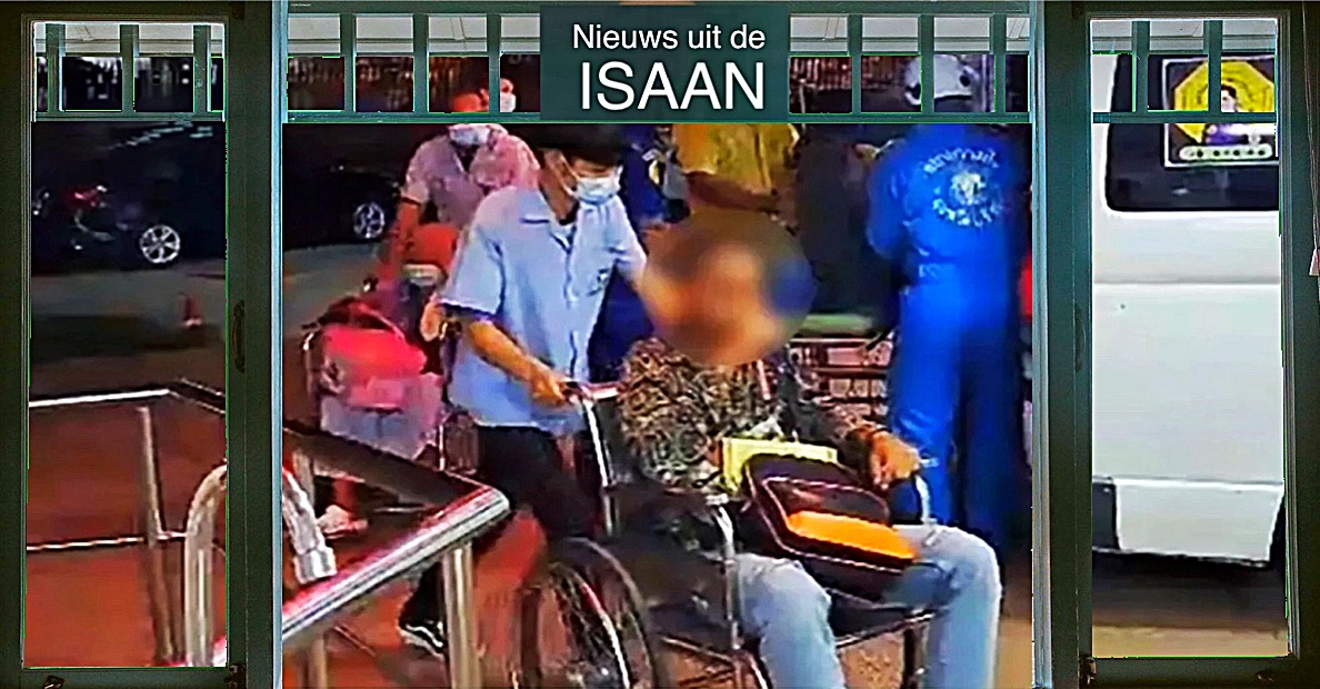 Negen onwel geworden buspassagiers naar een ziekenhuis in Noordoost-Thailand gebracht nadat de luchtinlaat van het voertuig geblokkeerd was