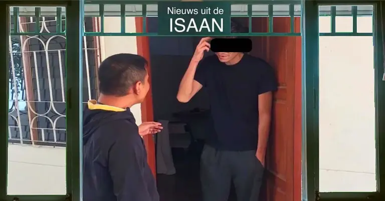 Asociale Oostenrijker terroriseerde bewoners in Buriram, Thaise politie pikt het niet langer!