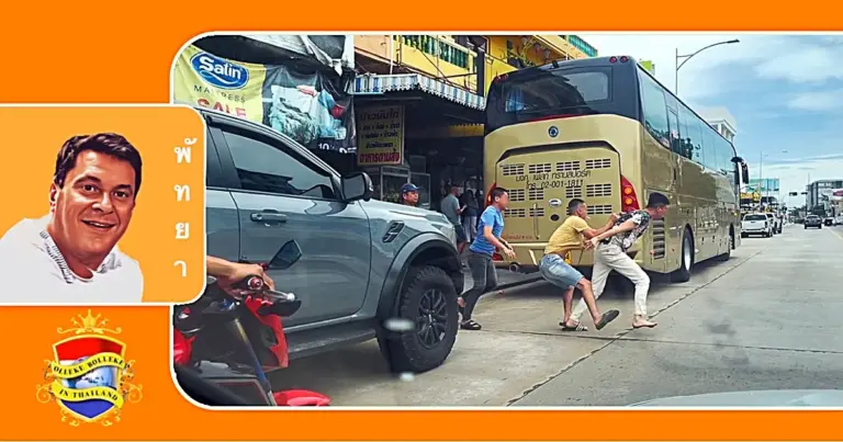Vietnamese woekeraars slaan in het centrum van Pattaya een landgenoot tot moes