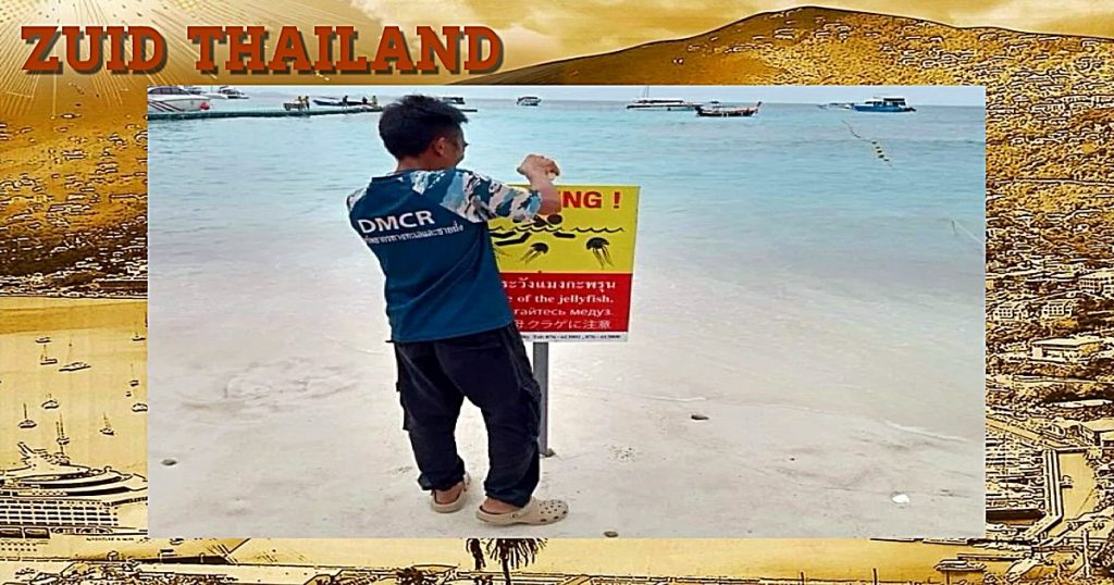 De zuidelijke provincies in Thailand hebben een  waarschuwing afgegeven voor zeer giftige kwallen