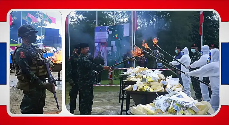 Thailand heeft meer dan 20 ton drugs ter waarde van 6 miljard baht in de hens gestoken