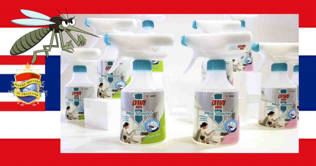 Een nieuw ontwikkelde muggenspray kan u in Thailand helpen een hoop ellende te voorkomen 
