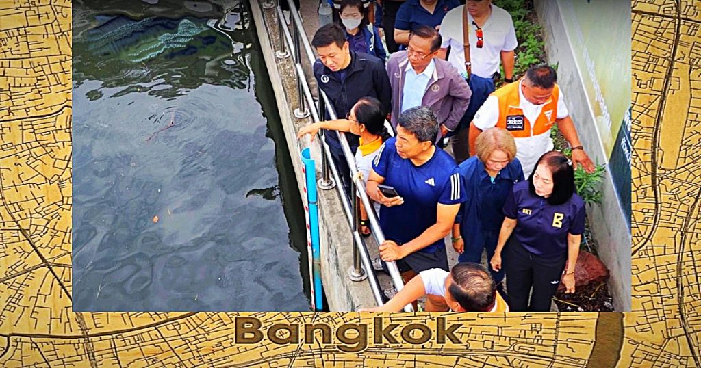 Autoriteiten van de hoofdstad Bangkok houden de uitbraak van invasieve vissoorten in de gaten
