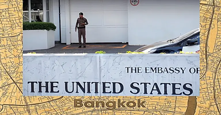 De veiligheid in Thailand is lichtelijk opgeschaald na de moordaanslag op Donald Trump
