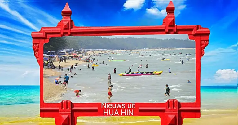 Cha-Am Beach is berendruk met toeristen ondanks virale TikTok-beweringen 