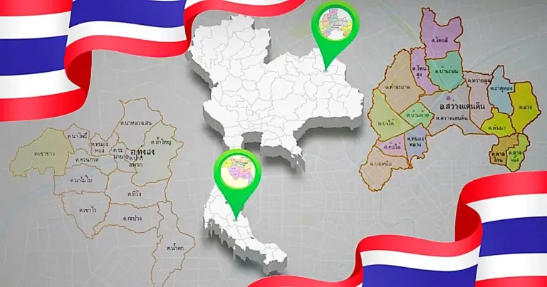 Thailand gaat misschien 78 provincies tellen in plaats van de huidige 76 