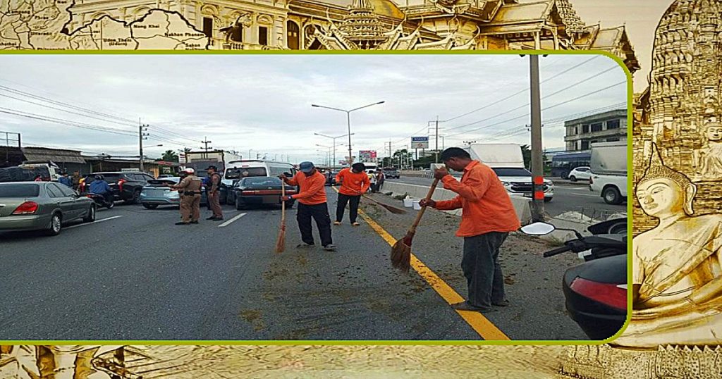 Bij een ongeval in Centraal-Thailand kwamen twee op hol geslagen paarden tijdens hun ontsnapping om het leven