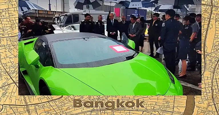 In Thailand staan 30 luxe gestolen bolides klaar om te worden teruggegeven aan de eigenaren in Engeland 
