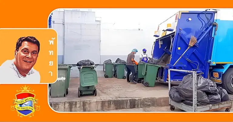 Gemeentebestuur van Pattaya keurt een reservefonds van 144 miljoen baht goed voor afvalverwerking 